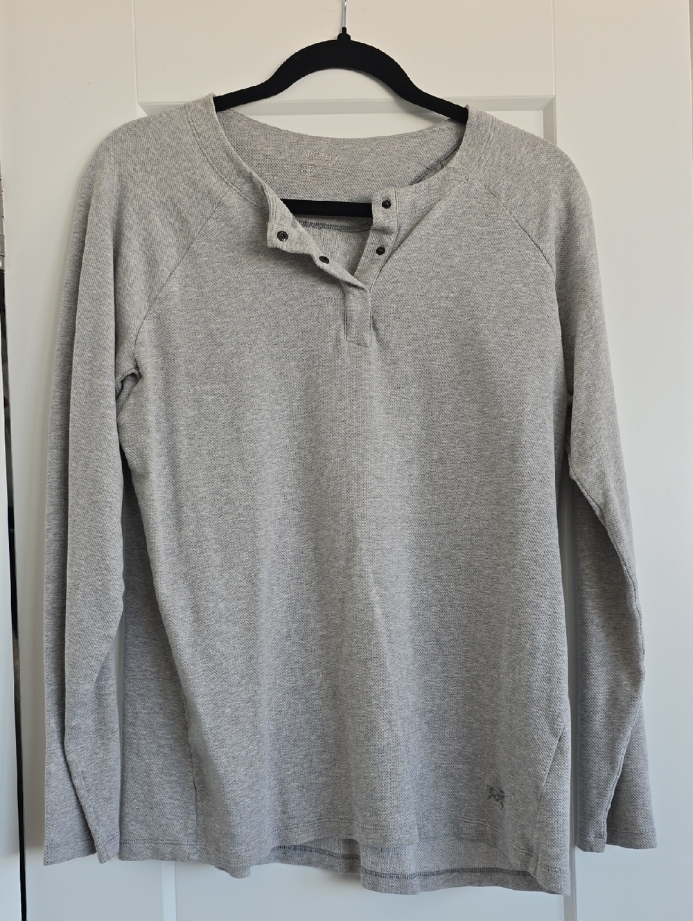 Arc'teryx Long-Sleeve Henley - Light Gray